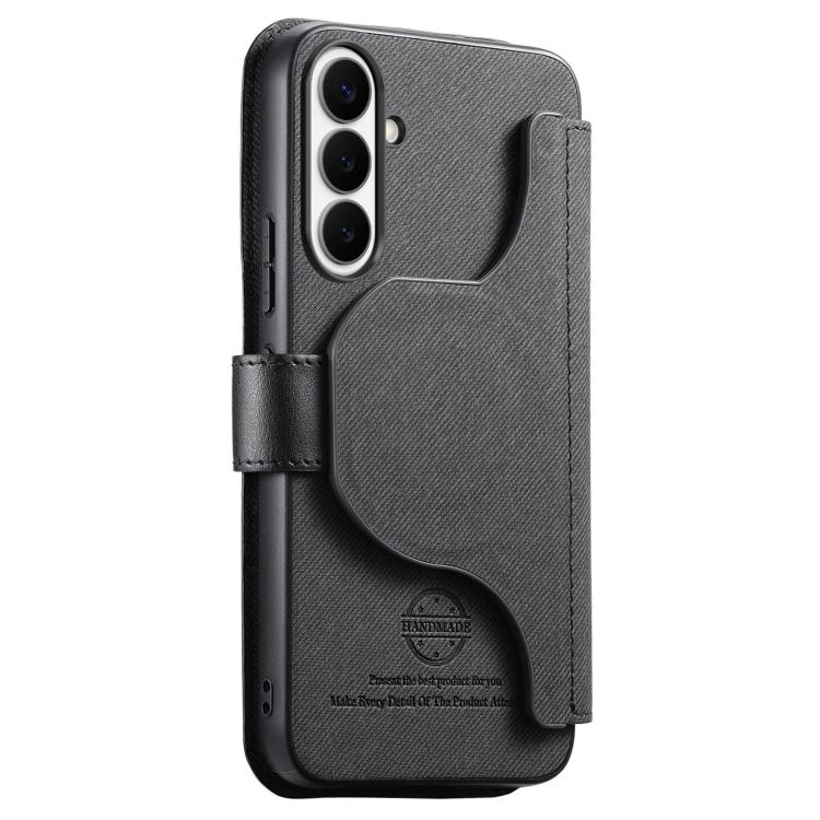 Portafoglio in pelle con cerniera e protezione antifurto per Galaxy S26 FE