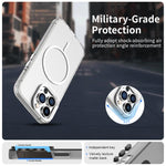 Custodia ibrida PC TPU con MagSafe per iPhone 12 Pro Max