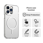 Custodia ibrida PC TPU con MagSafe per iPhone 12 Pro Max