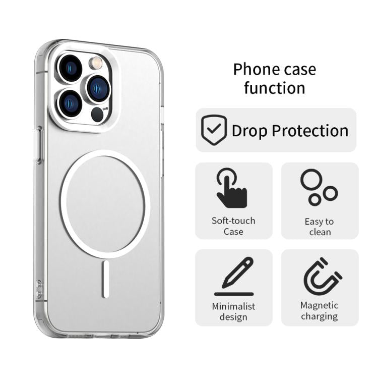 Custodia ibrida PC TPU con MagSafe per iPhone 12 Pro Max