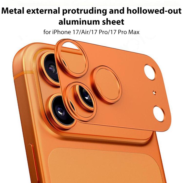 XDcase - Protezione per obiettivo fotografico cava in lega di titanio, For iPhone 17