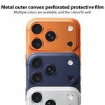 XDcase - Protezione per obiettivo fotografico cava in lega di titanio, For iPhone 17