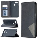 Custodia in pelle magnetica con supporto e slot per schede per OPPO A5