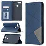 Custodia in pelle magnetica con supporto e slot per schede per OPPO A5
