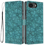 Custodia portafoglio in pelle con fiori di ciliegio per iPhone 18