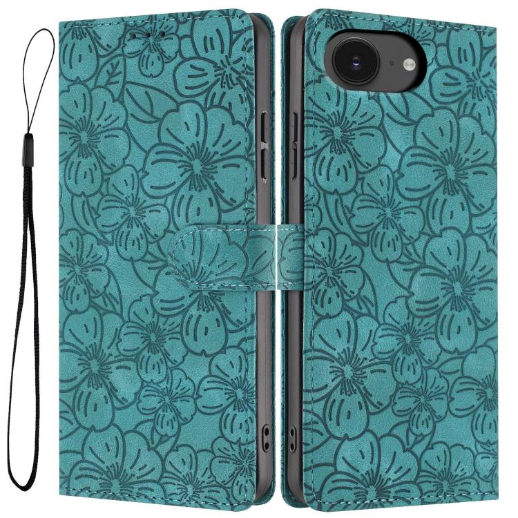 Custodia portafoglio in pelle con fiori di ciliegio per iPhone 18