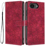 Custodia portafoglio in pelle con fiori di ciliegio per iPhone 18