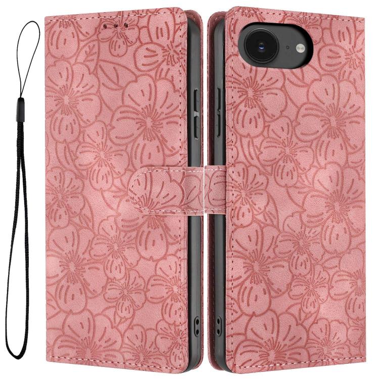 Custodia portafoglio in pelle con fiori di ciliegio per iPhone 18