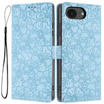 Custodia portafoglio in pelle con fiori di ciliegio per iPhone 18