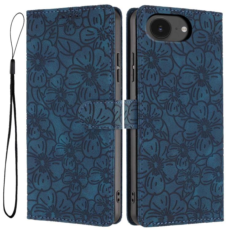Custodia portafoglio in pelle con fiori di ciliegio per iPhone 18