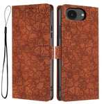 Custodia portafoglio in pelle con fiori di ciliegio per iPhone 18