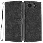 Custodia portafoglio in pelle con fiori di ciliegio per iPhone 18