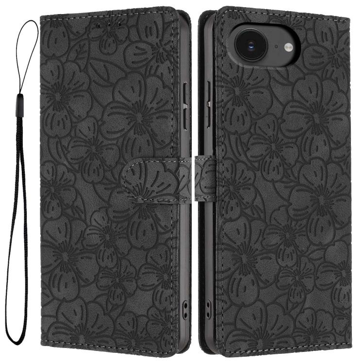 Custodia portafoglio in pelle con fiori di ciliegio per iPhone 18