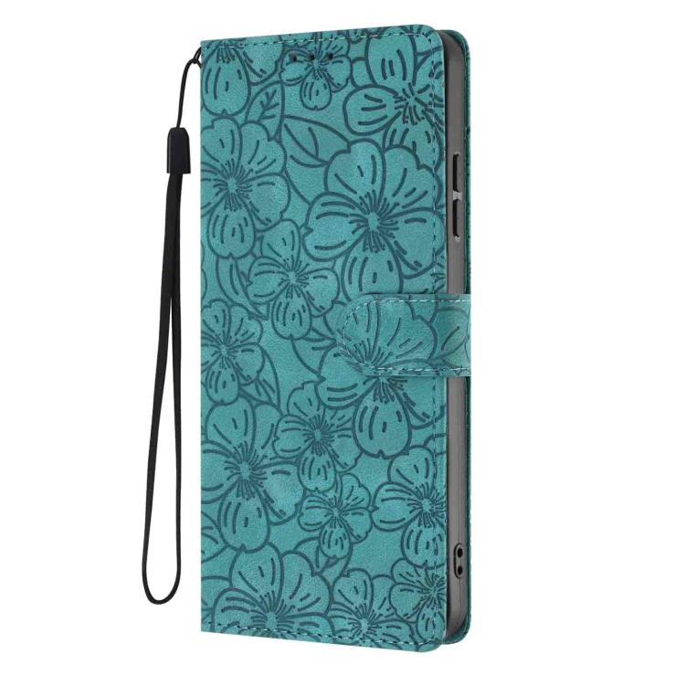 Custodia portafoglio in pelle con motivo a fiori per iPhone 16 Pl