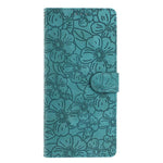 Custodia portafoglio in pelle con fiori di ciliegio per iPhone 18