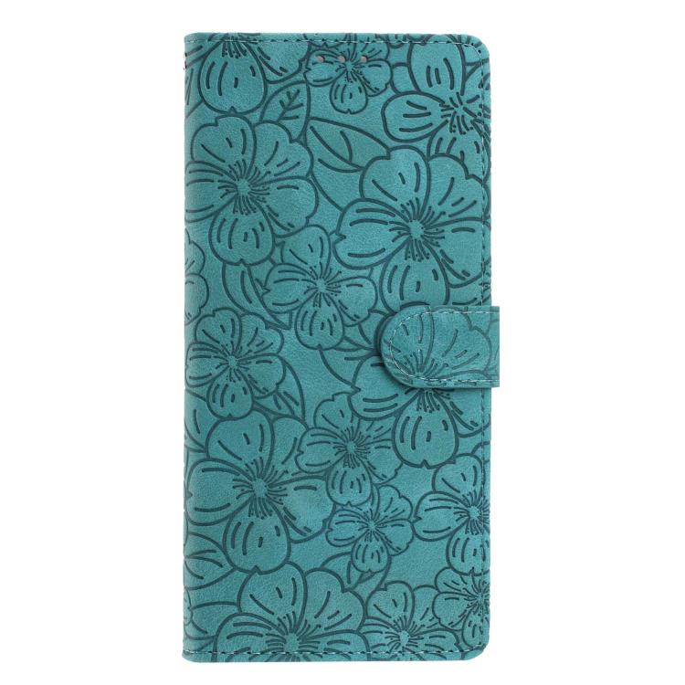 Custodia portafoglio in pelle con fiori di ciliegio per iPhone 18