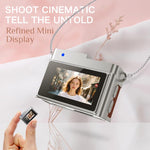Mini fotocamera digitale HD per bambini con schermo IPS 0,96"