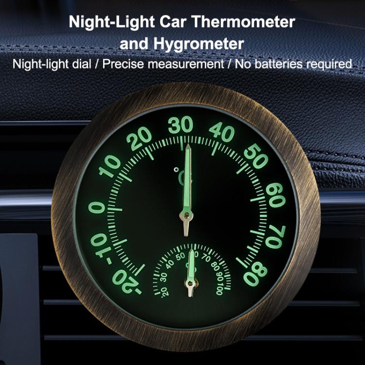 Termometro igrometro auto analogico con puntatore luminoso