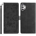 Custodia in pelle con motivo farfalle per Samsung Galaxy A13 4G, A13 5G e A22 5G