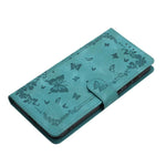 Custodia in pelle con motivo a farfalle per Samsung Galaxy A56, A26 e A36 5G