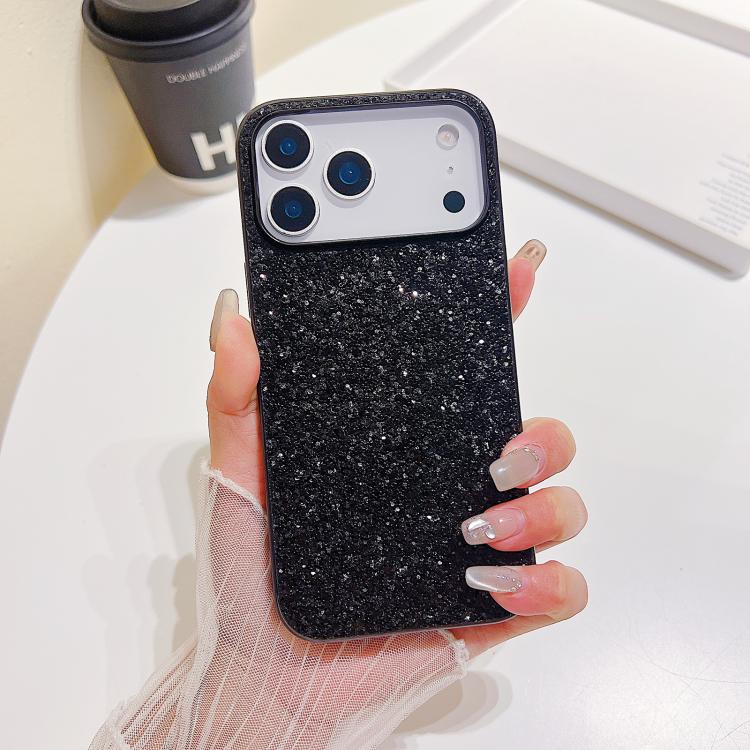 Custodia TPU antiurto con glitter per iPhone 18 e 17 Pro Max