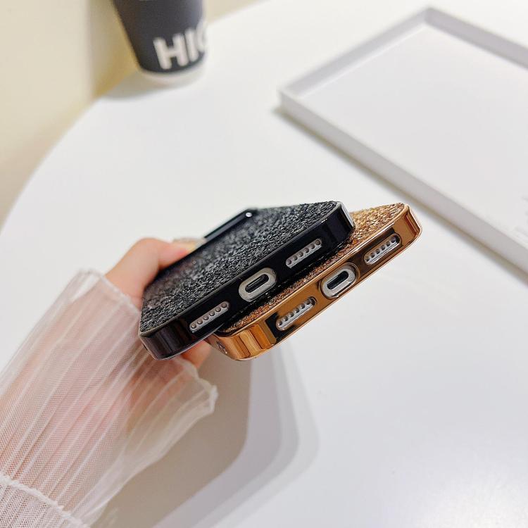 Custodia TPU antiurto con glitter per iPhone 18 e 17 Pro Max