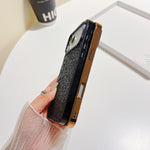 Custodia TPU antiurto con glitter per iPhone 18 e 17 Pro Max