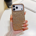 Custodia TPU antiurto con glitter per iPhone 18 e 17 Pro Max