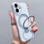 Anello porta cellulare trasparente in metallo colorato con MagSafe., For iPhone 16 Plus, For iPhone 16