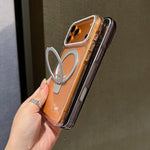 Anello porta cellulare trasparente in metallo colorato con MagSafe., For iPhone 16 Plus, For iPhone 16