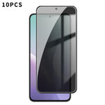 Pellicola vetro temperato privacy con bordo nero per Galaxy M Samsung