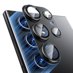 Pellicola per obiettivo fotografico in metallo e vetro per Samsung Galaxy S25 e