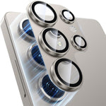 Pellicola per obiettivo fotografico in metallo e vetro per Samsung Galaxy S25 e