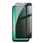 Pellicola vetro temperato privacy Kalebol per Galaxy A08 4G/5G