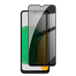 Pellicola vetro temperato privacy Kalebol per Galaxy A08 4G/5G