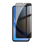 Pellicola vetro temperato privacy Kalebol per Galaxy A08 4G/5G