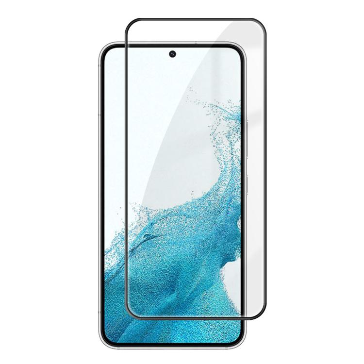 Pellicola vetro temperato HD Kalebol con bordo nero per Samsung Galaxy S22-S26
