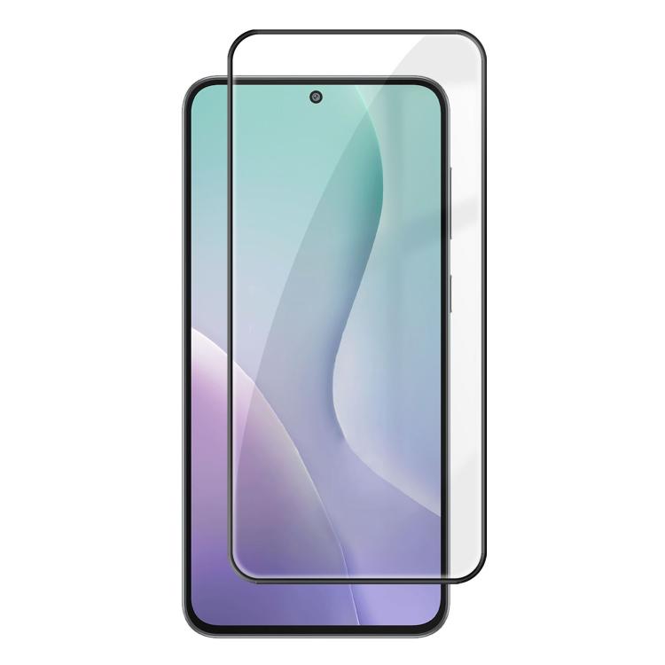 Pellicola vetro temperato HD Kalebol con bordo nero per Galaxy serie M
