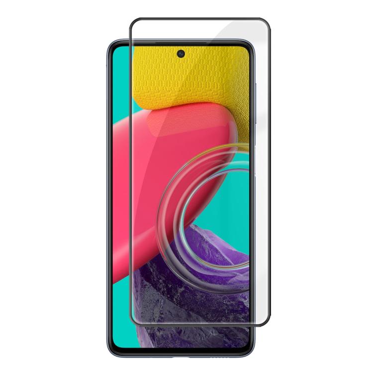 Pellicola vetro temperato HD Kalebol con bordo nero per Galaxy serie M