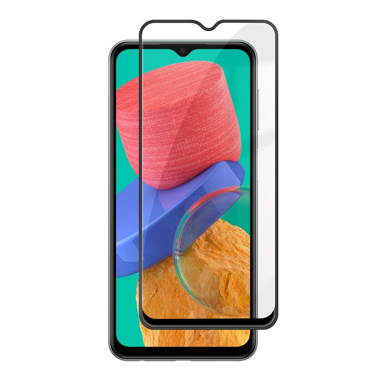 Pellicola vetro temperato HD Kalebol con bordo nero per Galaxy serie M