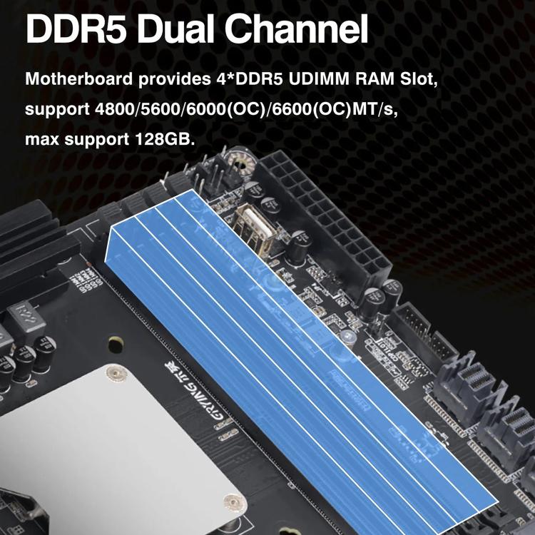 Scheda madre ERYING HX770 con CPU i5-14500HX