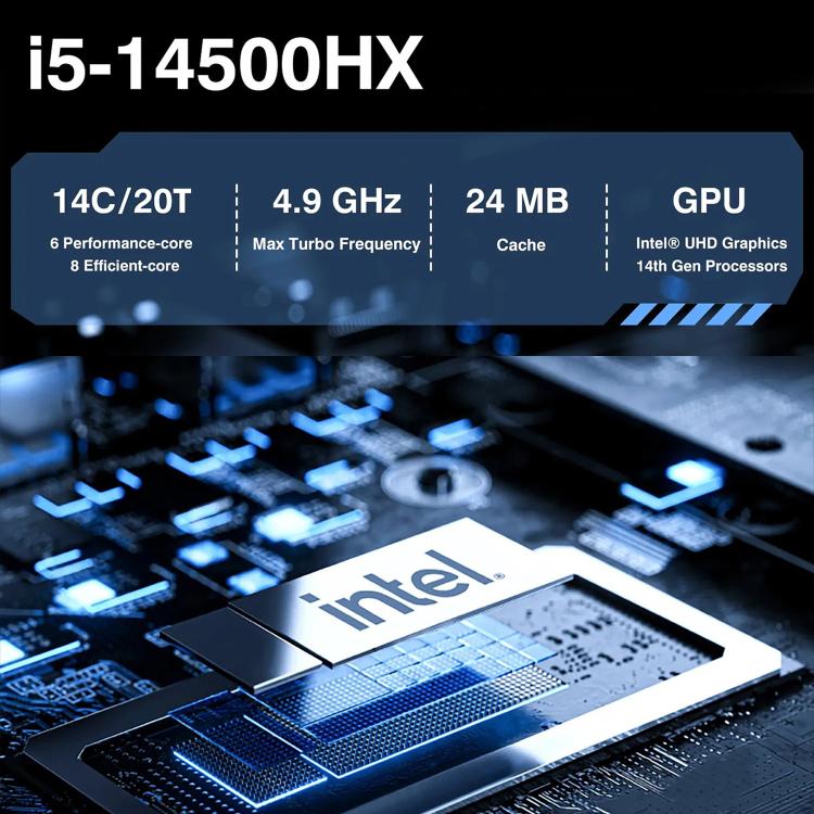 Scheda madre ERYING HX770 con CPU i5-14500HX