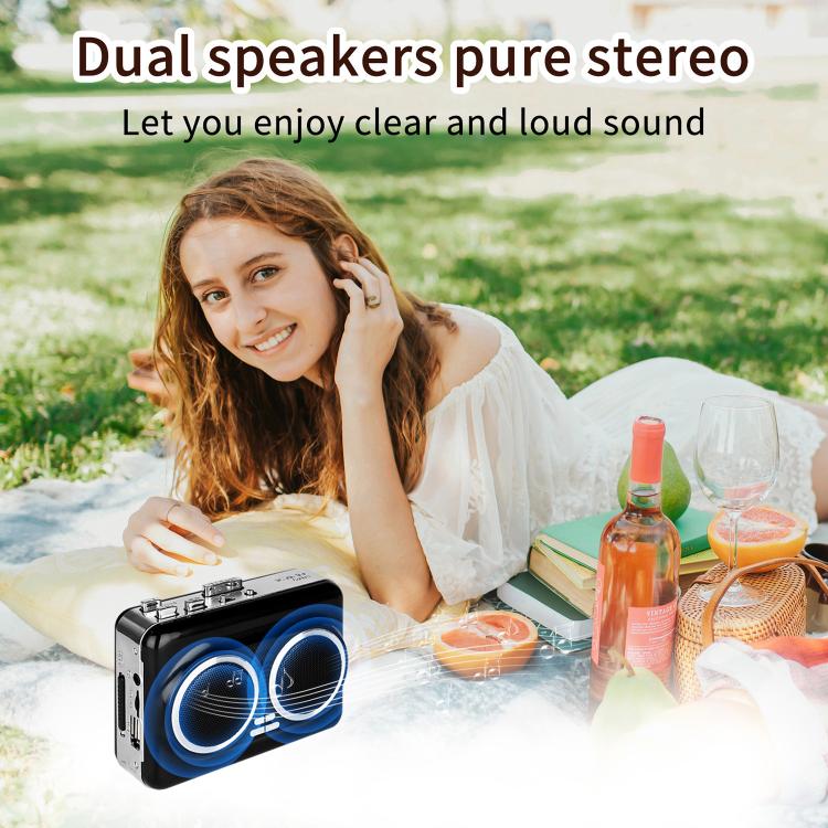Convertitore cassette MP3 portatile con doppi altoparlanti - immagine 6