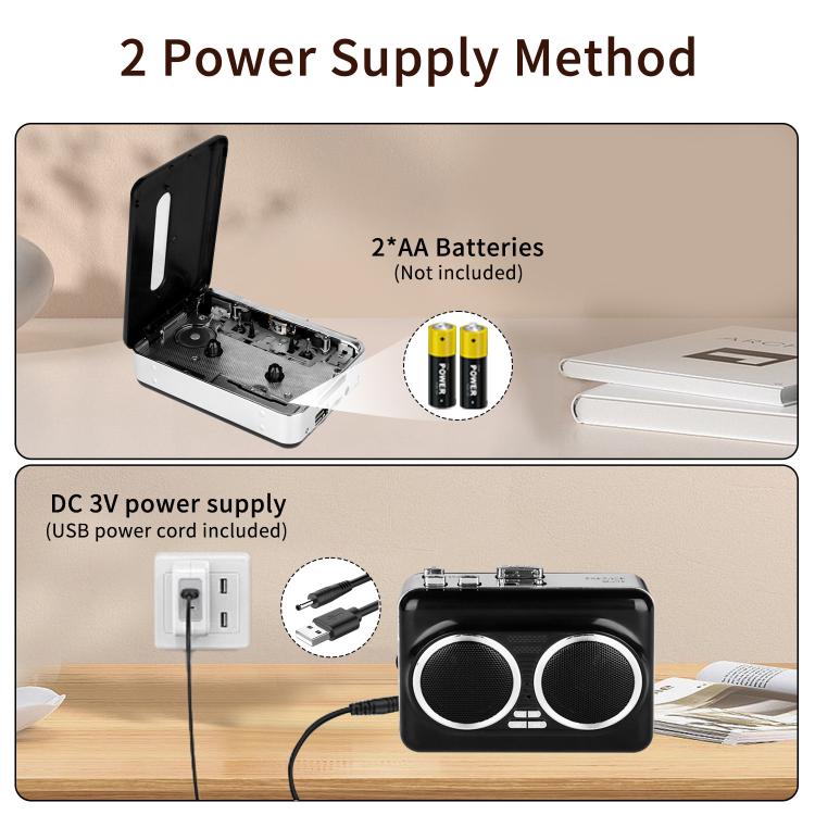 Convertitore cassette MP3 portatile con doppi altoparlanti - immagine 9