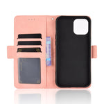 Custodia portafoglio in pelle per iPhone 12 Mini e 12 Pro