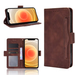 Custodia portafoglio in pelle per iPhone 12 Mini e 12 Pro