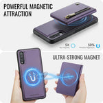Custodia con cerniera e porta carte per Samsung Galaxy A50