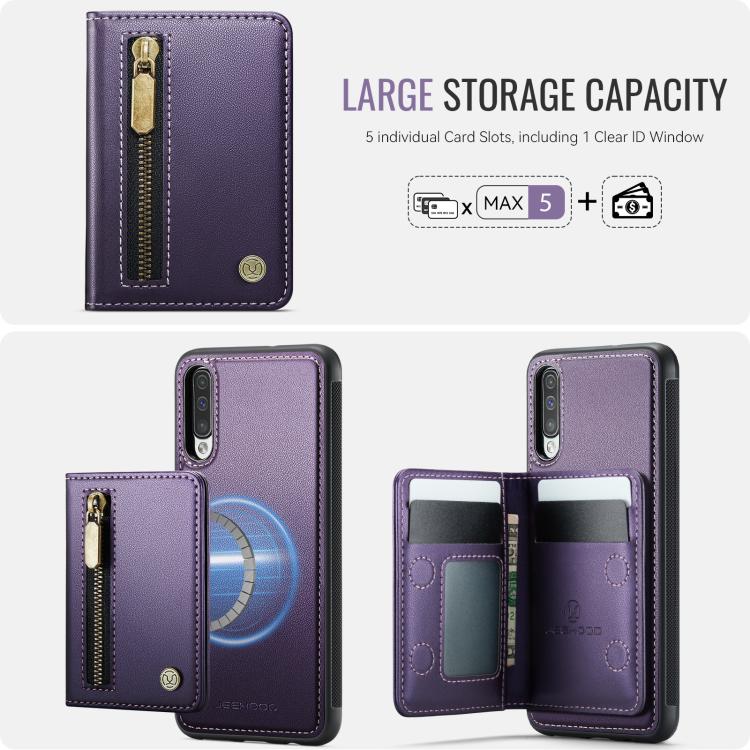 Custodia con cerniera e porta carte per Samsung Galaxy A50
