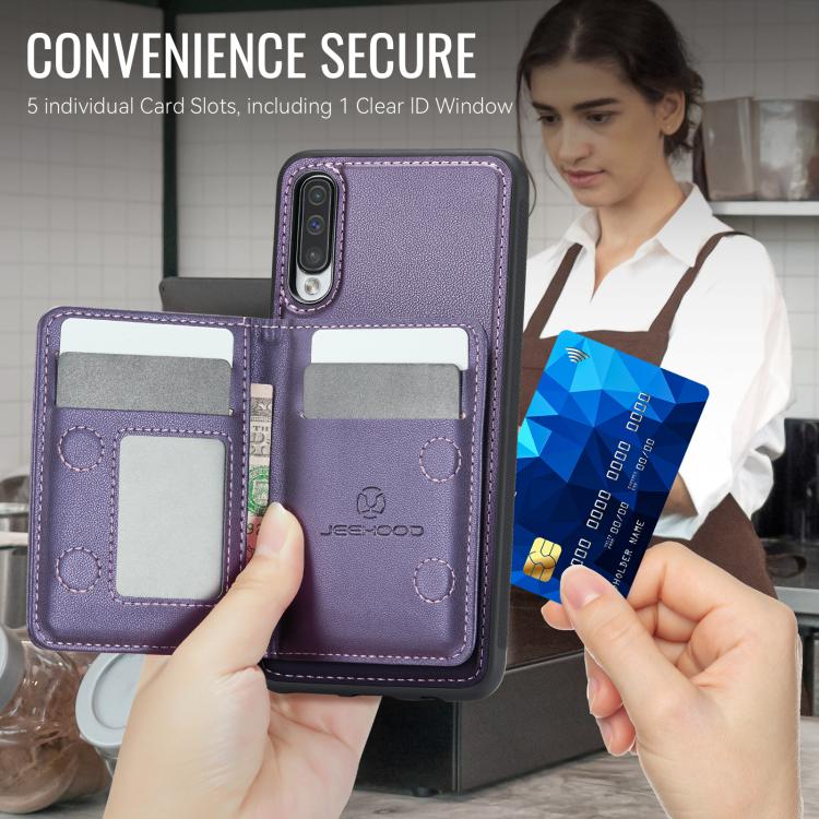 Custodia con cerniera e porta carte per Samsung Galaxy A50