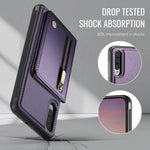 Custodia con cerniera e porta carte per Samsung Galaxy A50